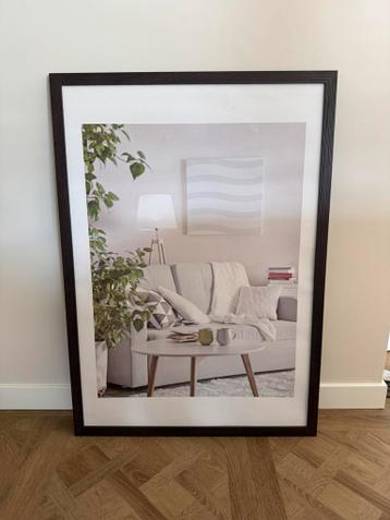 Bruine fotolijst zonder glas. Gratis ophalen