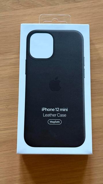 Gloednieuw, ongeopend leren hoesje voor iPhone 12 mini