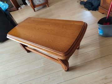 Vandaag GRATIS af te halen, zwaar kersenhouten salontafel