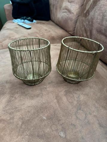 Kandelaars goudkleurig