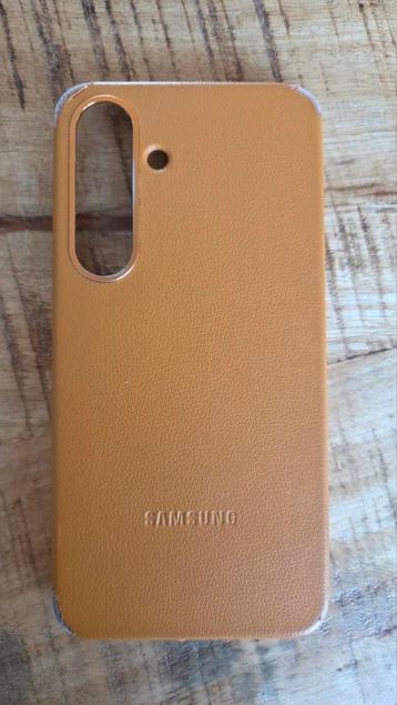 Telefoonhoesje Samsung Galaxy S25 - Camel kleur Leer