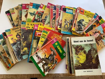Vintage pocket stripboeken en leesboekjes