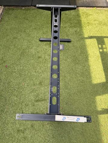 Bureauonderstel 156cm breed, hoogte verstelbaar + kabelgoot