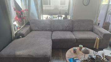 Gratis! Comfortabele Hoekbank met Chaise Longue Links