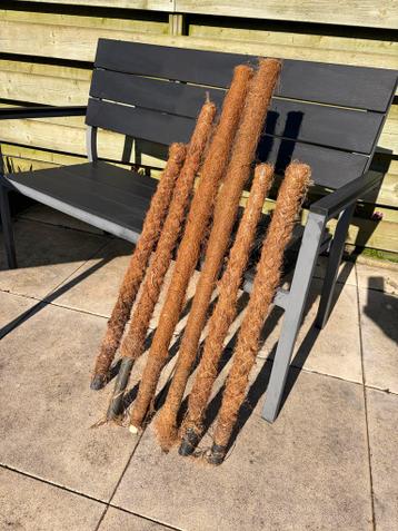 Gratis: 6x kokosstokken voor planten (alleen ophalen)