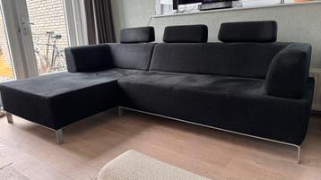 Montel bank 3-zits met chaise longue - Gebruikt