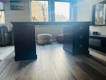 Bureau oud Engelse stijl - Stevig en veel bergruimte