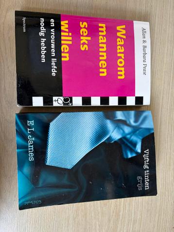 Boeken: Vijftig tinten grijs & Waarom mannen seks willen