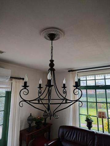 2 Grote Kroonluchters Donkerbruin - Ø 65 cm