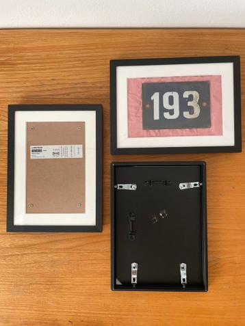 3 x Ikea Lomviken black frame 10x15 cm