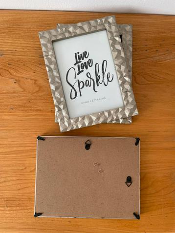 3 x matte silver frame, 13x18 cm