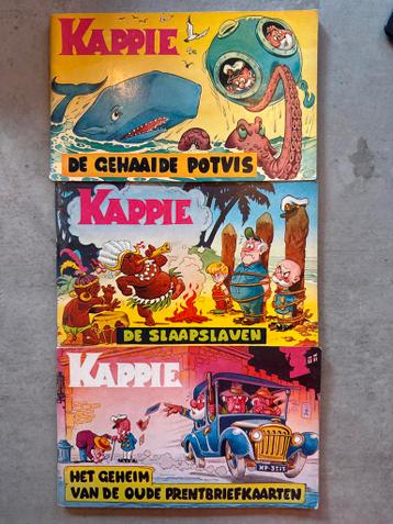 Kappie stripboekjes uit de jaren '80 - 3 stuks