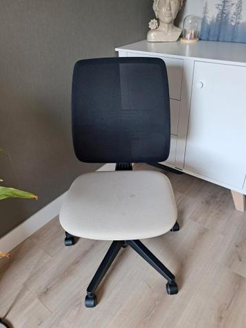 Comfortabele Bureaustoel - Zwart/Beige