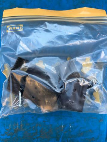 Zwarte houten jaloezieën - 174,5 cm breed (gratis)