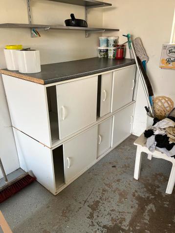 Opbergkast met schuifdeuren voor berging