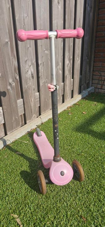 Globber step - Roze kinderstep met 3 wielen