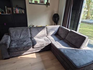 Hoekbank antraciet 260x220 - comfortabel en ruim