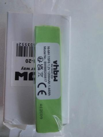 2 stuks Batterij 1200mAh / 1.2V / 1.44Wh