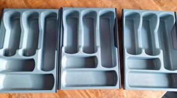 Uitschuifbare Bestekbakken - Set van 3