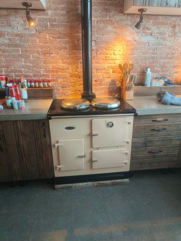 Esse Gietijzeren Fornuis - Crème - Gas - 90x90x60cm