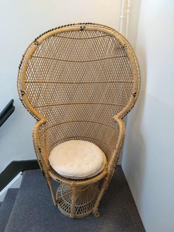 Vintage Emmanuelle rotan fauteuil - opknapper