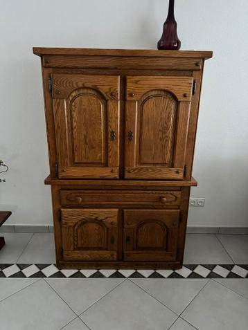 Massief eikenhouten kast - Landelijke stijl