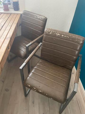 4 buisframe stoelen - gratis af te halen