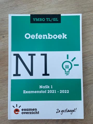 Oefenboek Nask 1 examenstof vmbo TL/GL 2021-2022