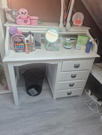 Bureau met lades en rolluik - 105x99x64 cm