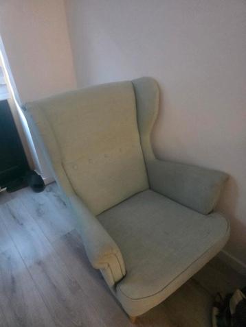 IKEA Strandmon oorfauteuil groen/mint