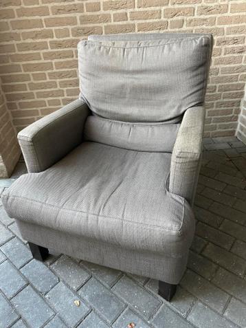 Comfortabele bruine fauteuil