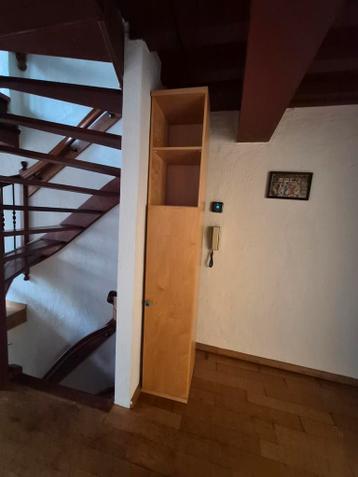 Hoge kast met 6 planken - ideaal voor smalle ruimtes