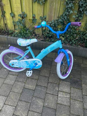 Frozen kinderfiets met gebruiksporen