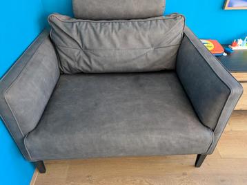 Henders en Hazel loveseat grijs/antraciet