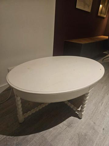 Salontafel ovaal - vintage retro brocante