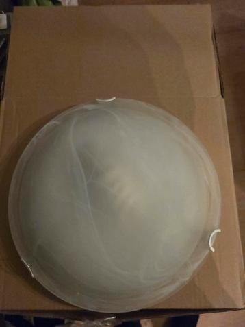 Plafondlampen basic wit x2 excl. verlichting