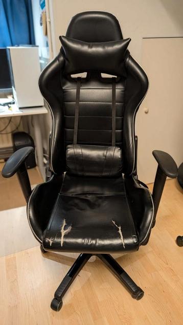 Gamingstoel - Zwart - Gebruikt