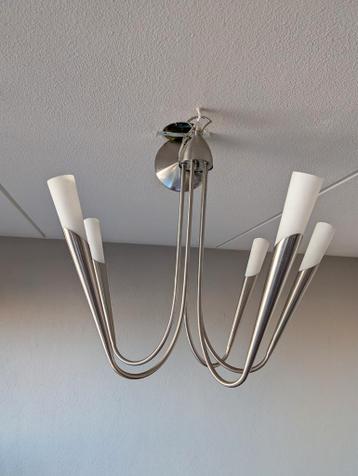 Moderne plafondlamp met 6 lichtpunten