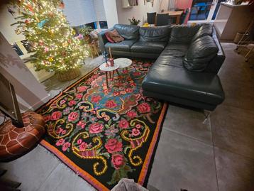 Gratis: Leren hoekbank, ophalen vanaf 17 maart