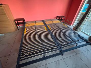 Bed frame plus side table