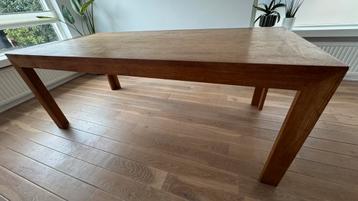 Houten eettafel 200x90