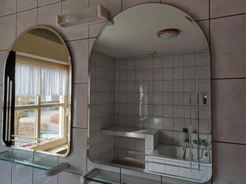 3 spiegels, diverse vormen, gebruikt