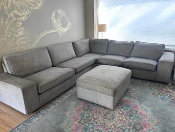 Ruime hoekbank - Gebruikt, ideaal voor schuur/werkplaats