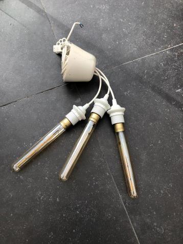 Hanglamp met 3 Edison gloeilampen - Overbodig