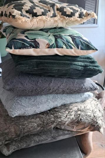 Gratis kussens, diverse kleuren en materialen