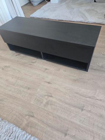Zwart TV-meubel / Laag Kastje met Opbergruimte - Weg is weg!