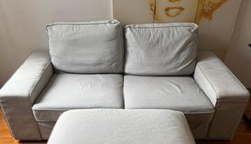 Kivik 2 zits bank grijs