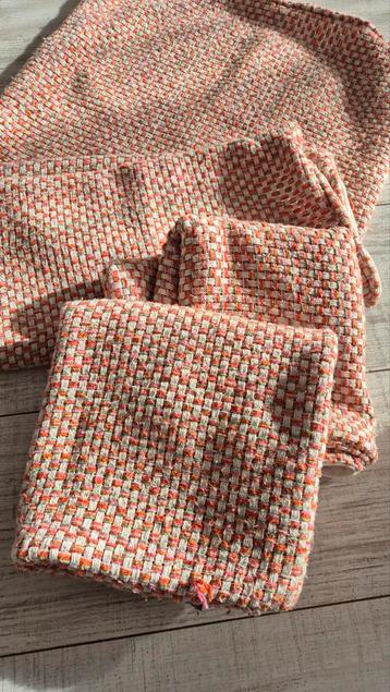 Oranje/wit/groen kussenslopen 4x  45x45