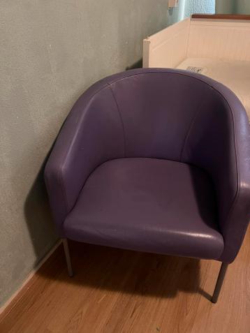 Gratis Paarse fauteuil stoel - Nog in prima staat