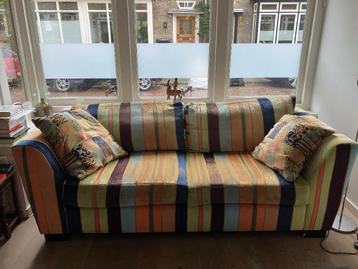 Bank - kleurrijke 2,5 zitter - GRATIS